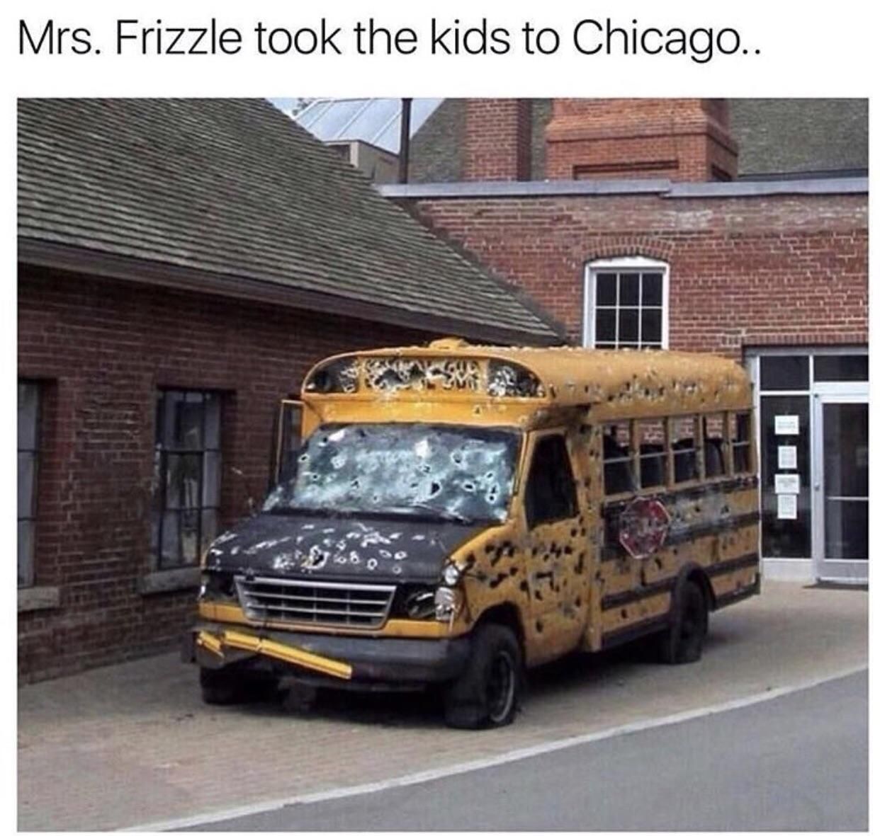 Mrs. Frizzle took the kids to Chicago...