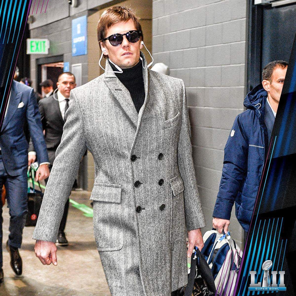 Tom Brady looks like a single, divorced mother that just won full custody of her kids and is leaving the courtroom.