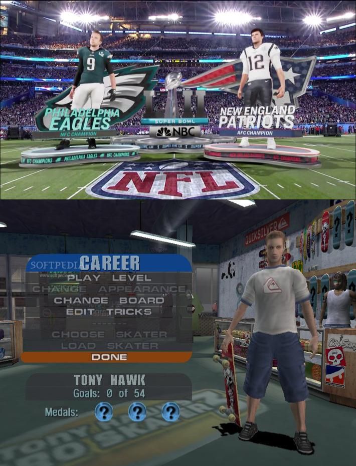 Breaking! NFL being sued for using Tony Hawk Pro Skater 3 character creator for graphics