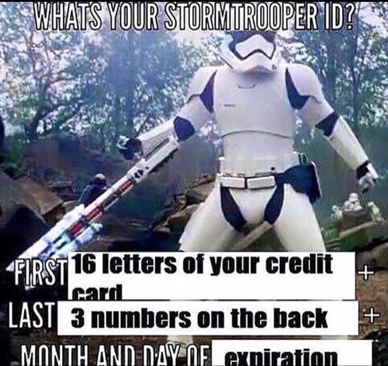 What’s Your Stormtrooper ID?