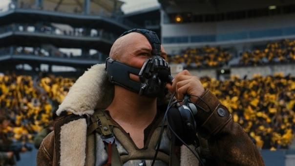 If you start The Dark Knight Rises at exactly 5:00:45 pm EST Bane will blow up Gotham City Stadium right at kick off of Super Bowl LII