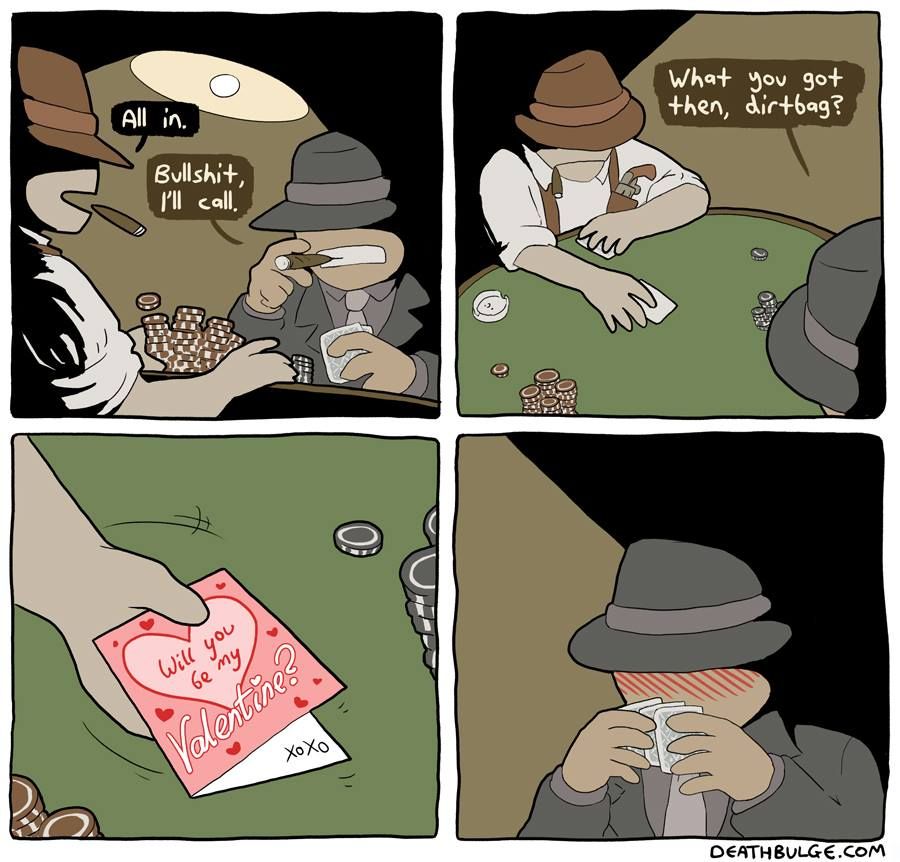 he really went all in