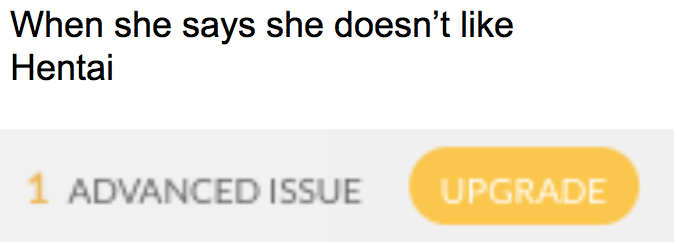 How can she say that