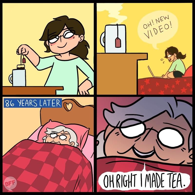 Tea time.