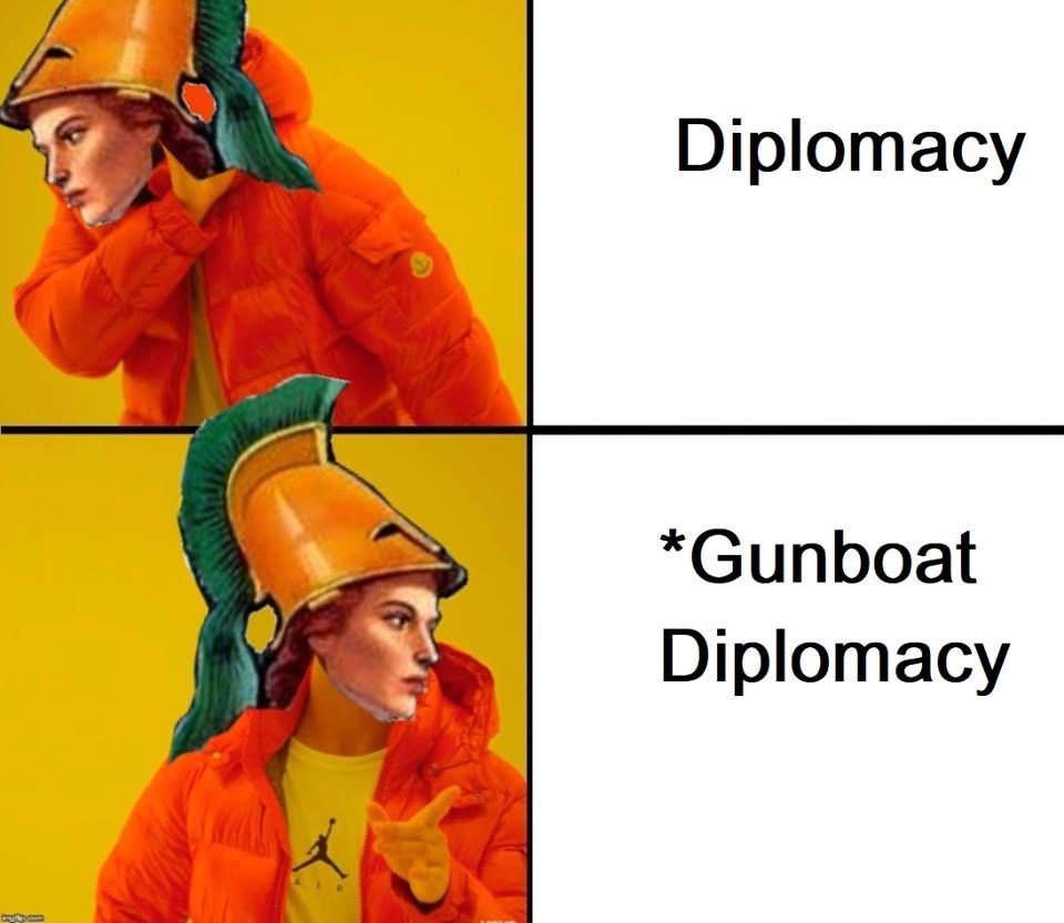 Gunboat Diplomacy = Best Diplomacy