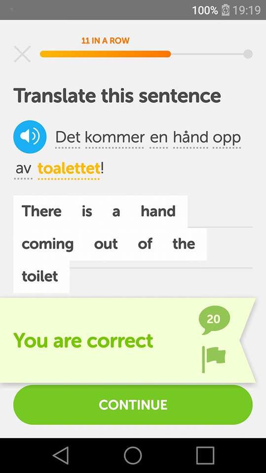 Erm, I guess I'm officially prepared for any situation in Norway.
