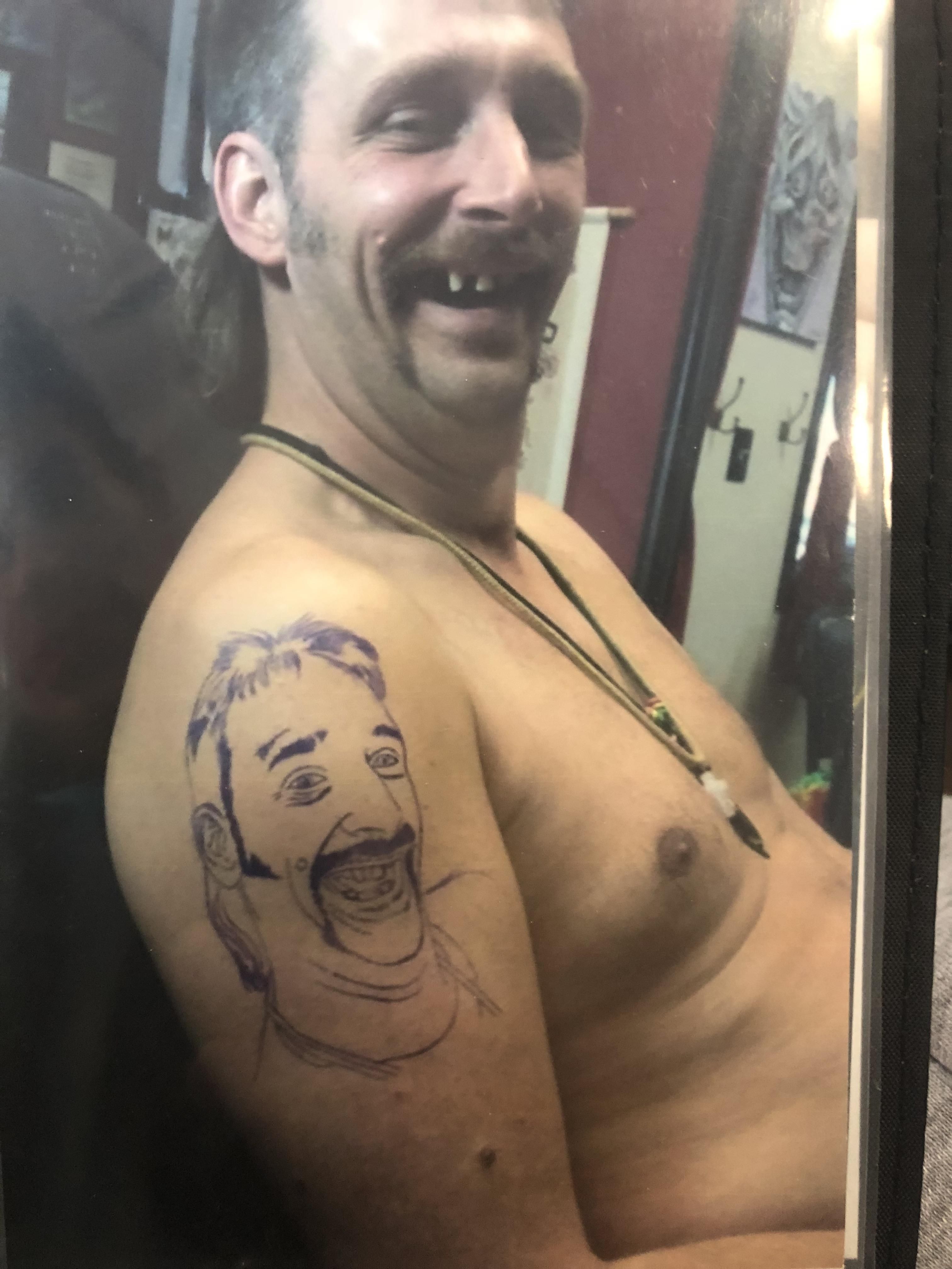 I found this absolute legend in a tattoo look book today