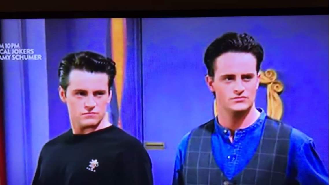 Face swapped Joey and Chandler and created twins
