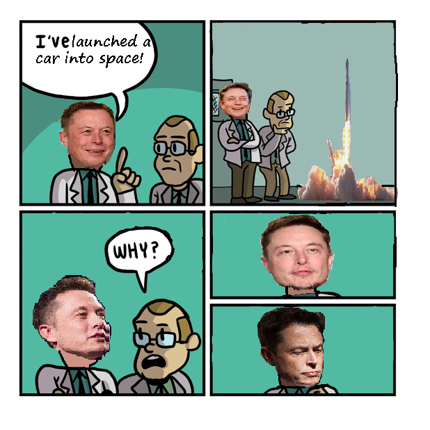 cus he can