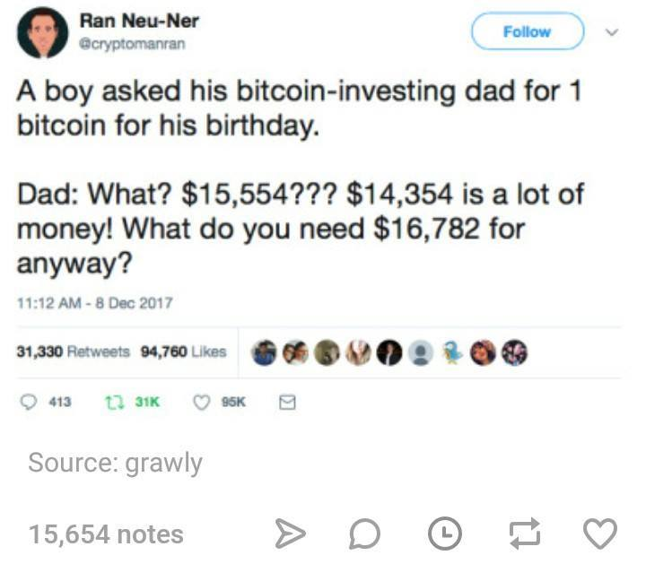 "Bitcoin was a mistake" - the bitcoin dude