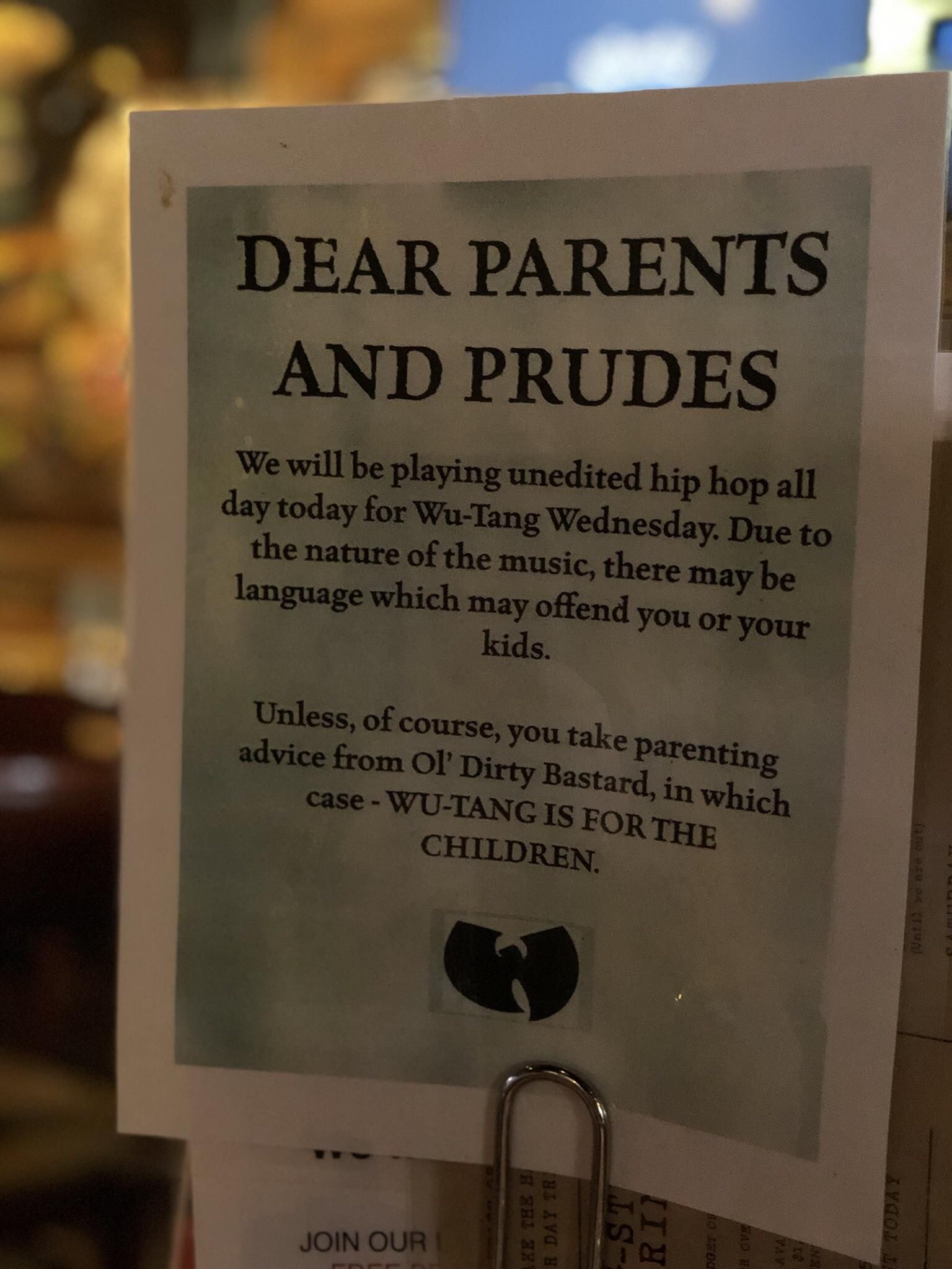 Sign at Florida BBQ restaurant.