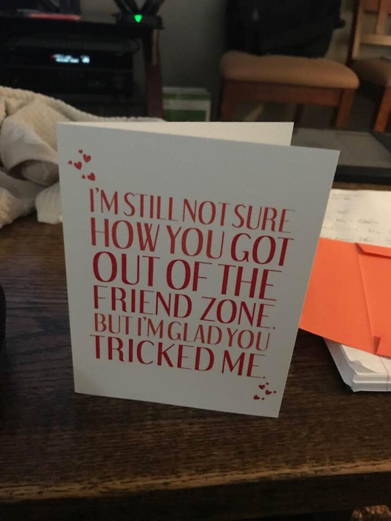 Best card to give my husband on our first Valentine's Day as a married couple!