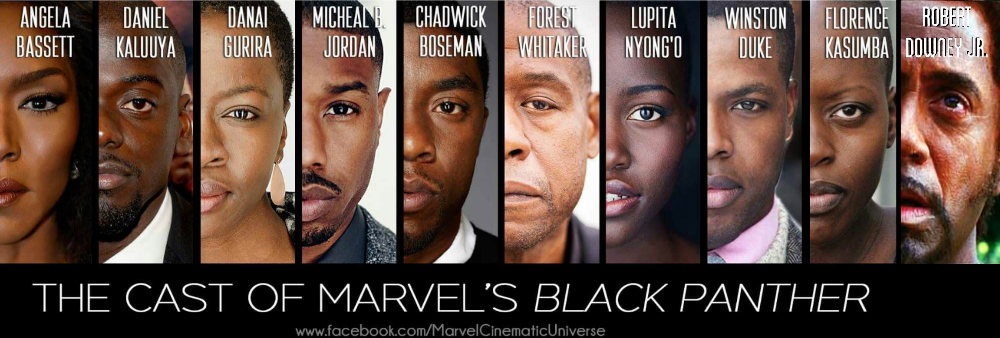 The cast of Marvel's "Black Panther"