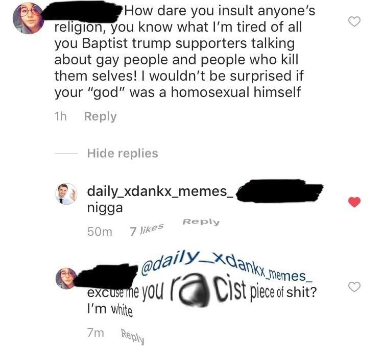 beeing white is racist