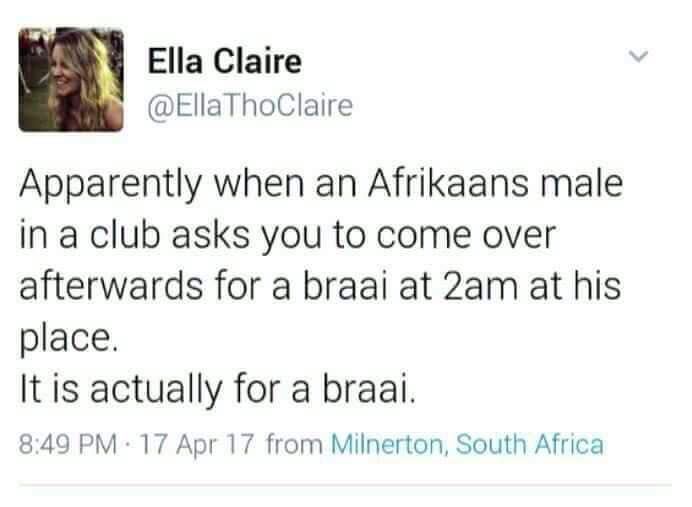 Never change South Africa