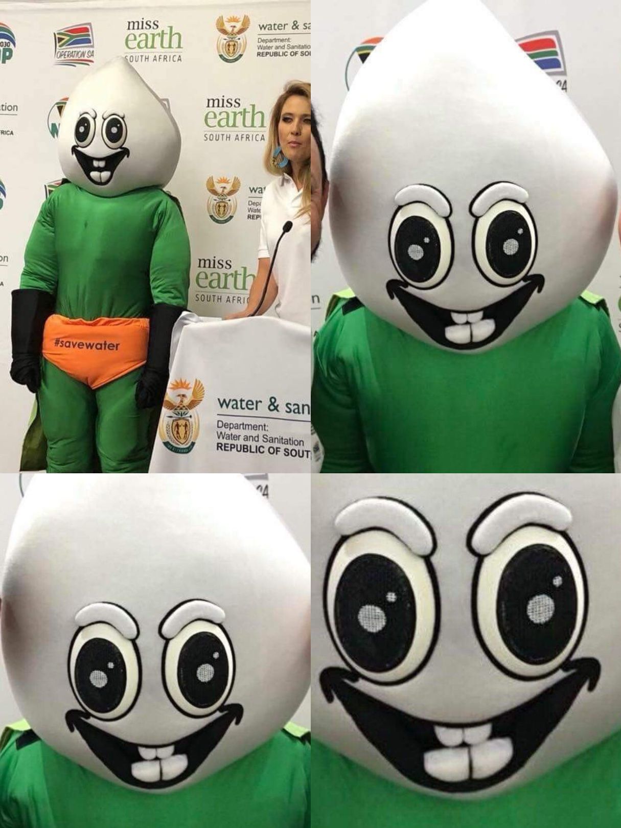 This mascot that's supposed to encourage kids to save water.