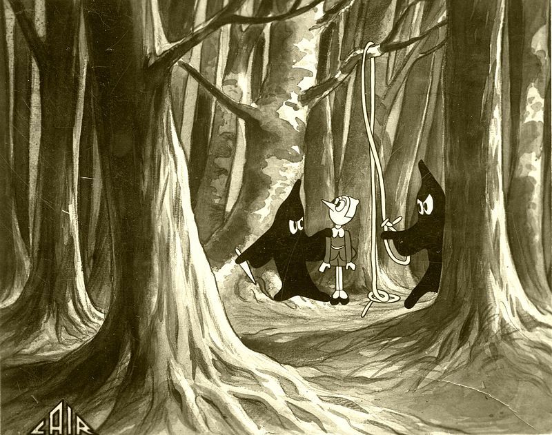 BLM hanging an innocent white child in the Aokigahara Forest (1419, colorized)