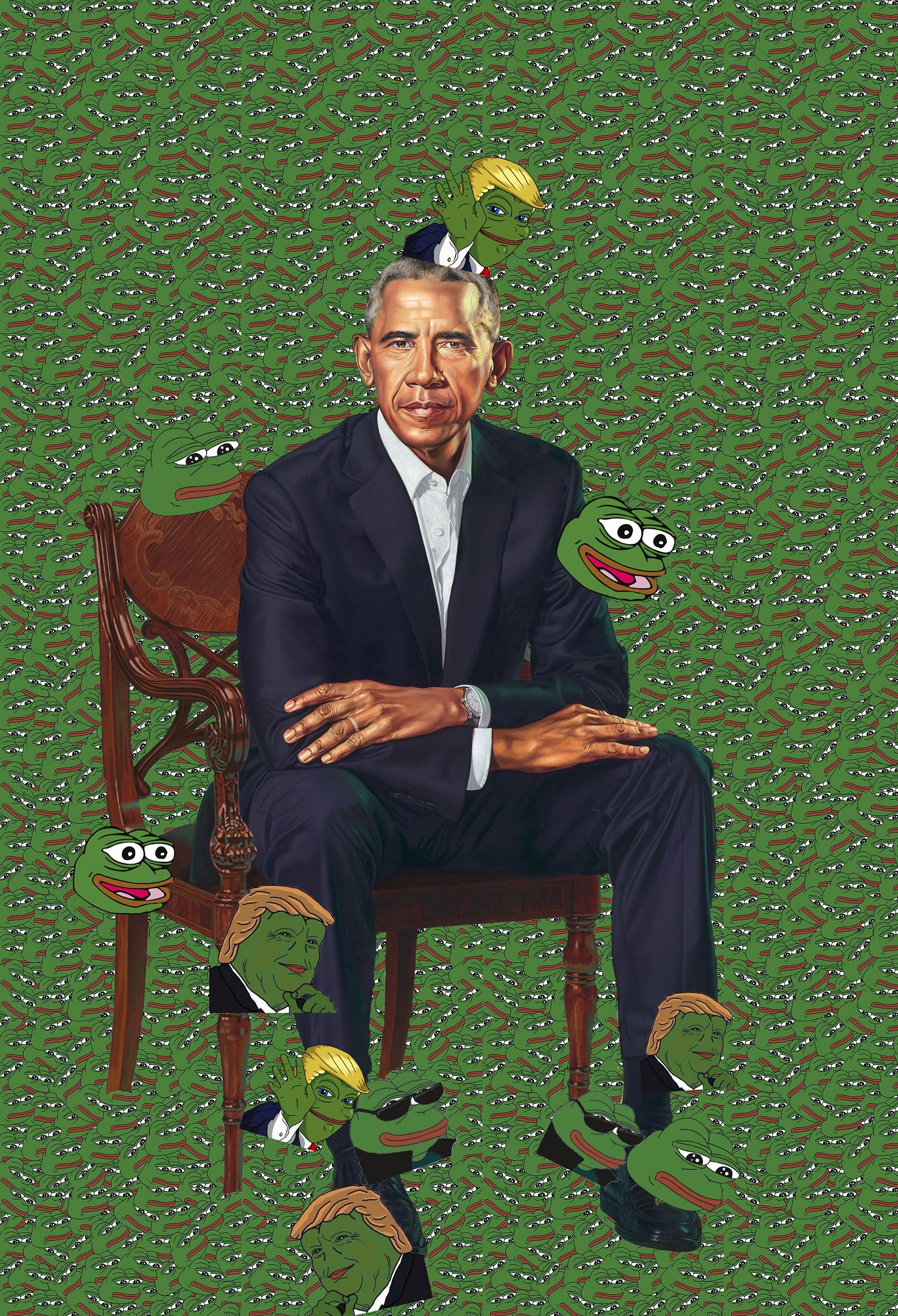 really like the new obama painting