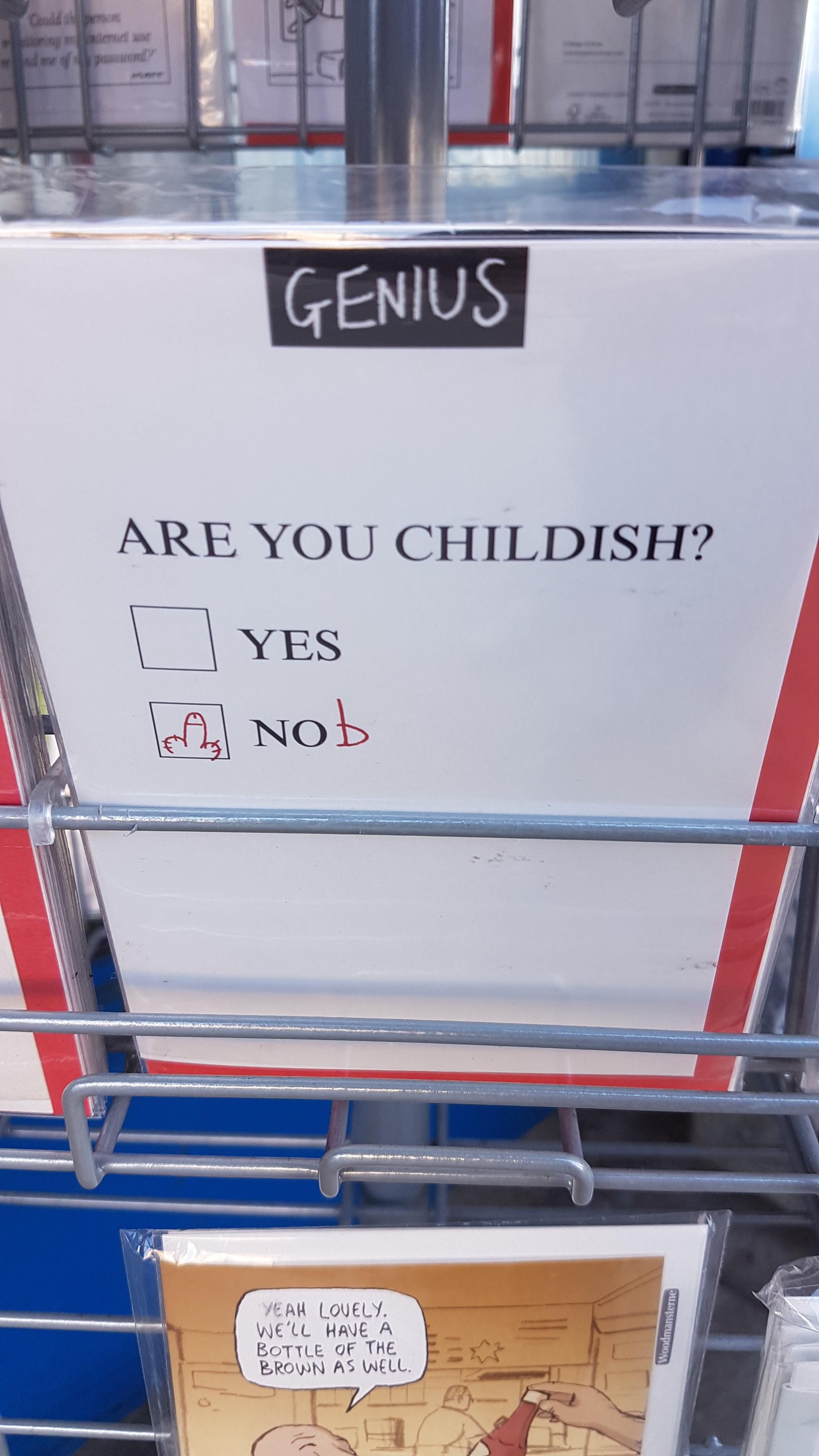 Are you childish?