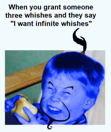 Genie has a blue schlong.