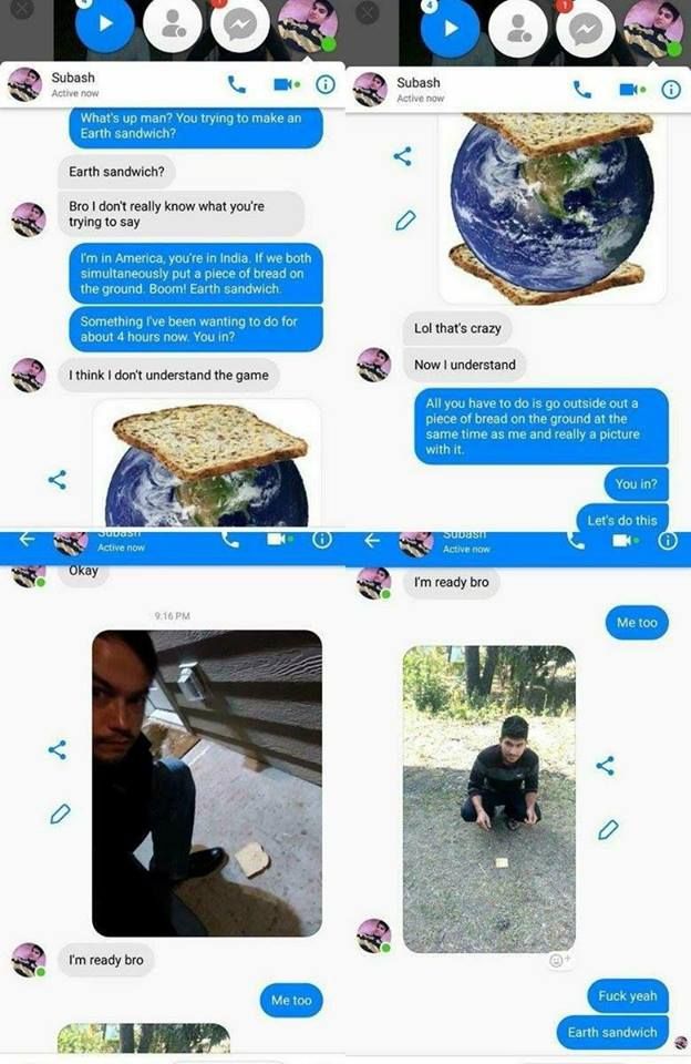 earth is a sandwich, take that flat earthers