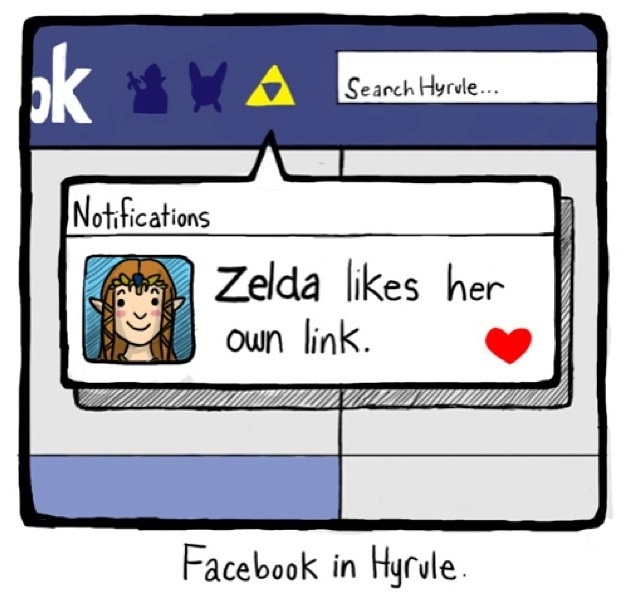 Facebook in Hyrule