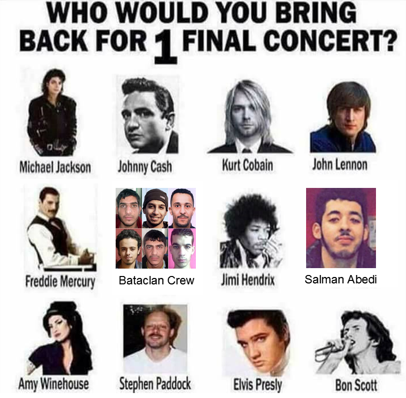 i'd go with the bataclan crew, they had more hits