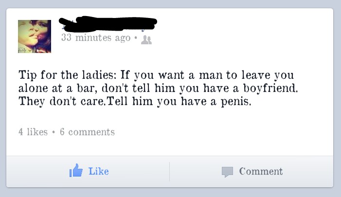 Facebook tip for the ladies