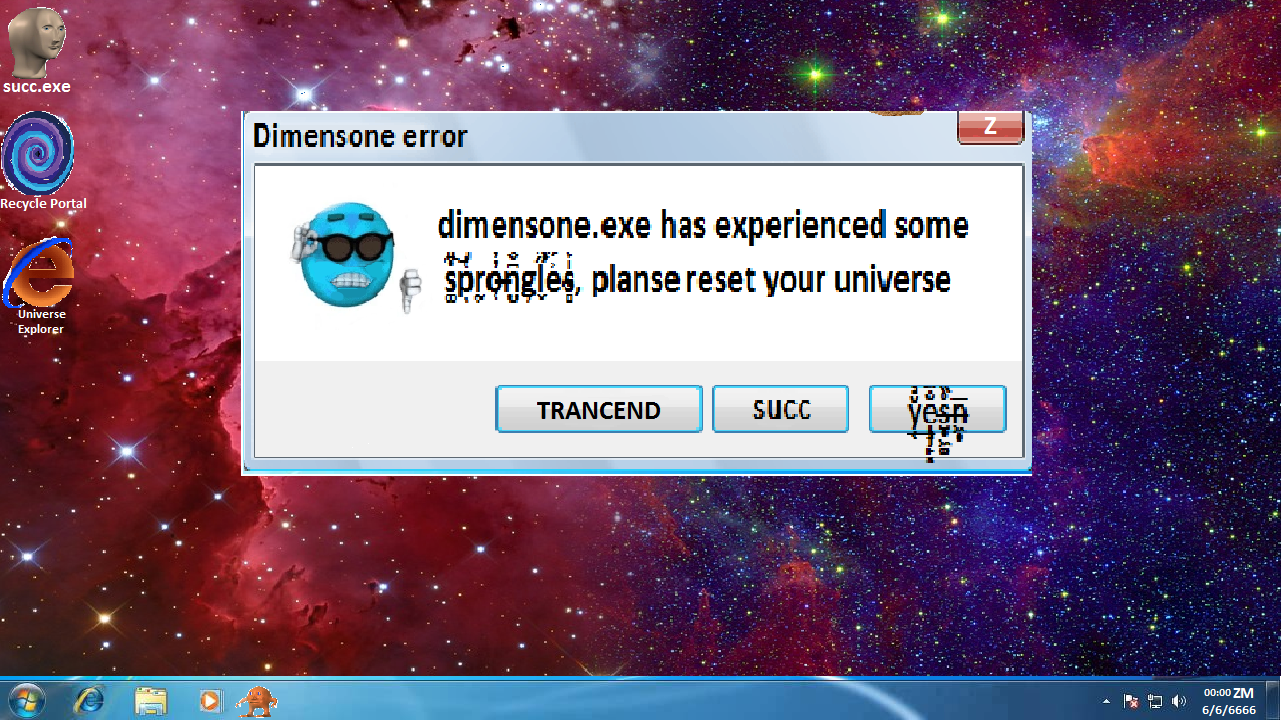 Universe Error
