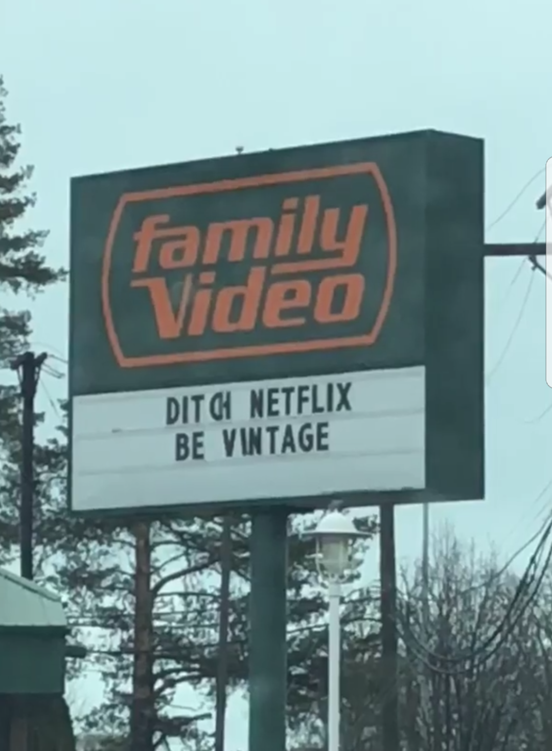Ditch Netflix be vintage