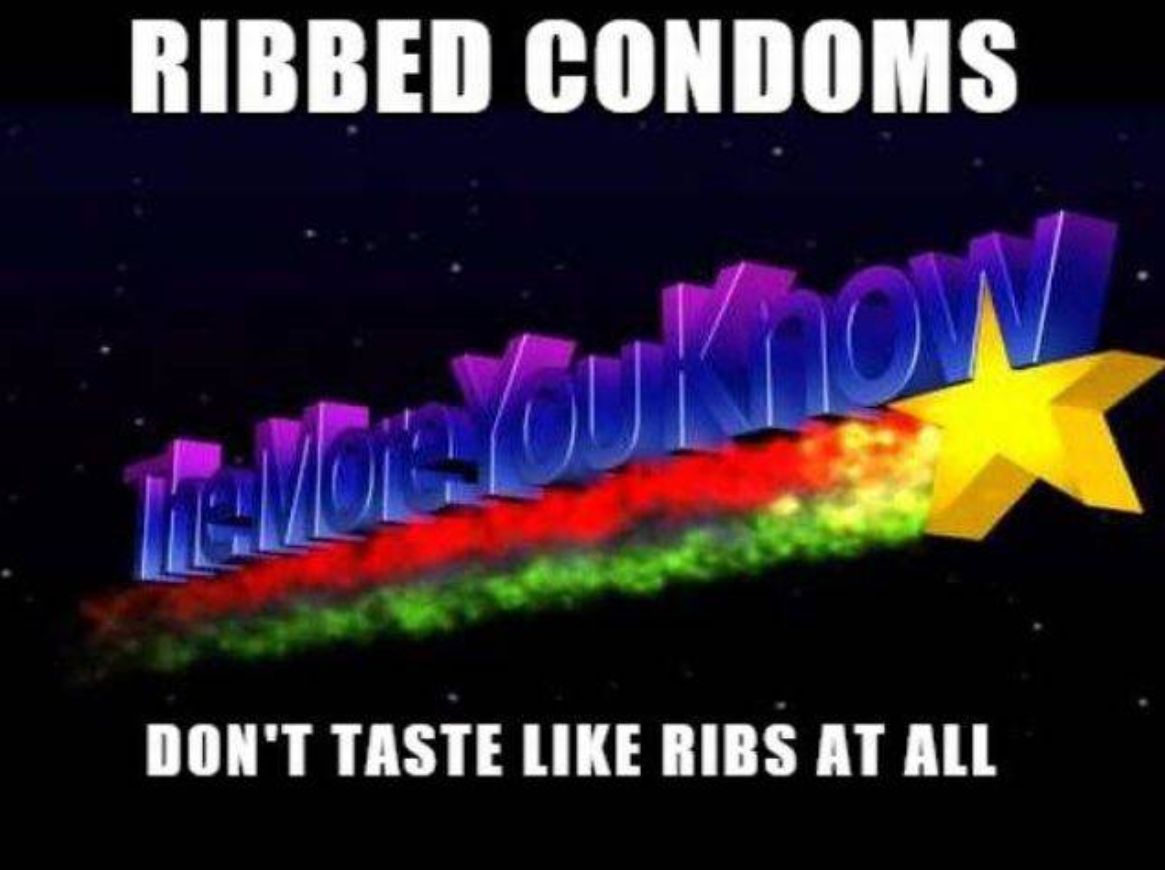Ribbed condoms