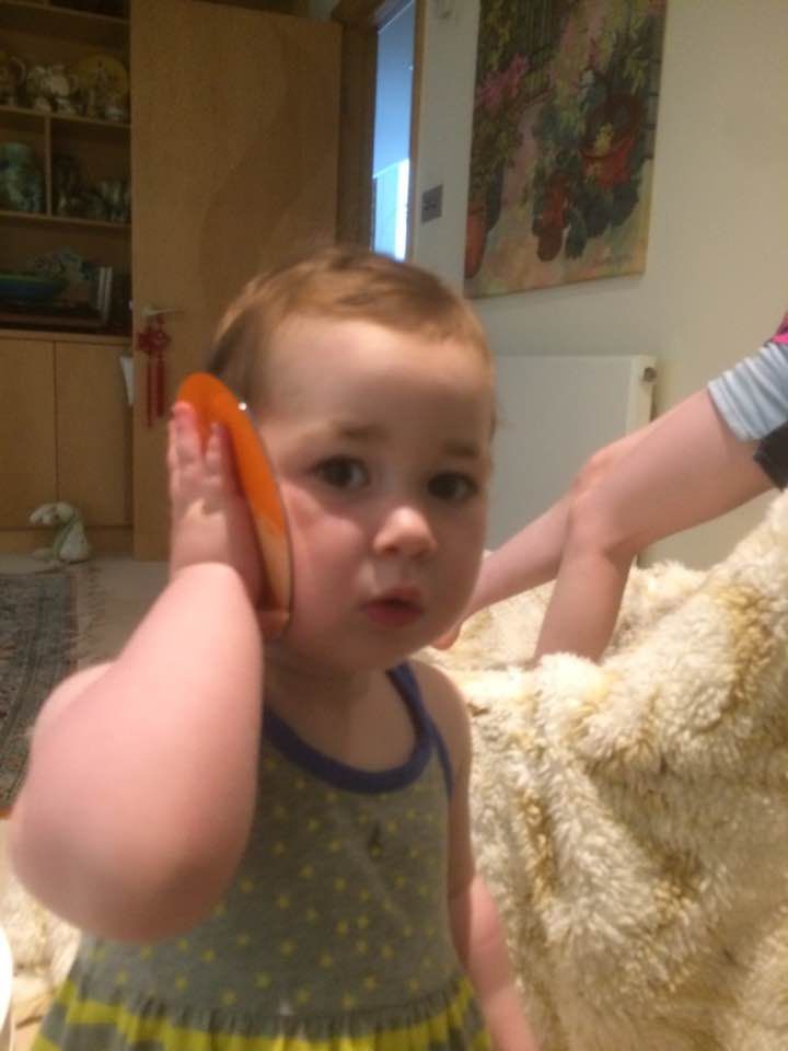 I told my daughter that CDs have music on them.
