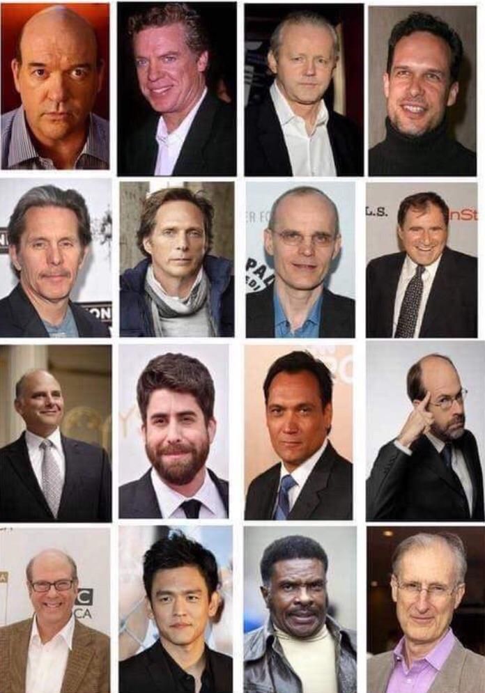 Actors you recognize but can't name.