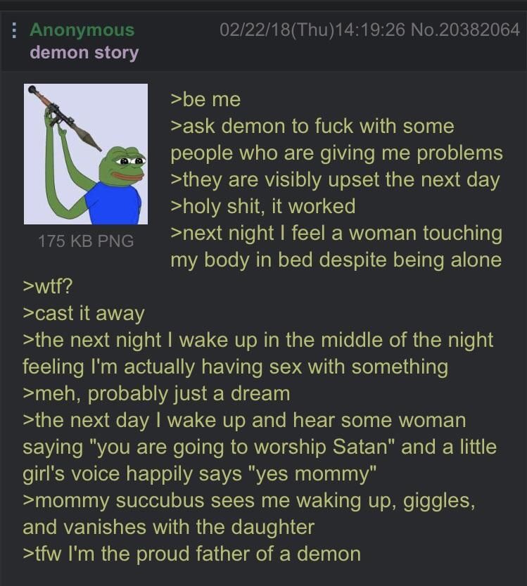 Anon becomes a dad
