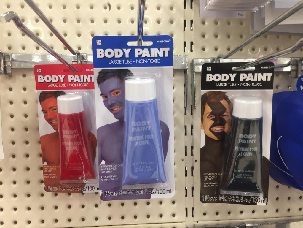 Body paint company is very aware