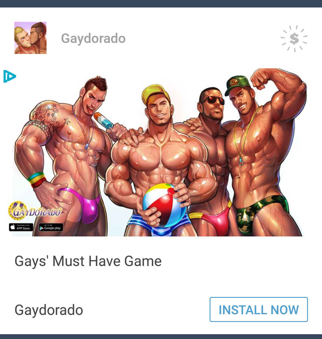 I just saw this ad, their ad system that matches appropriate ads with users m-must have broken haha