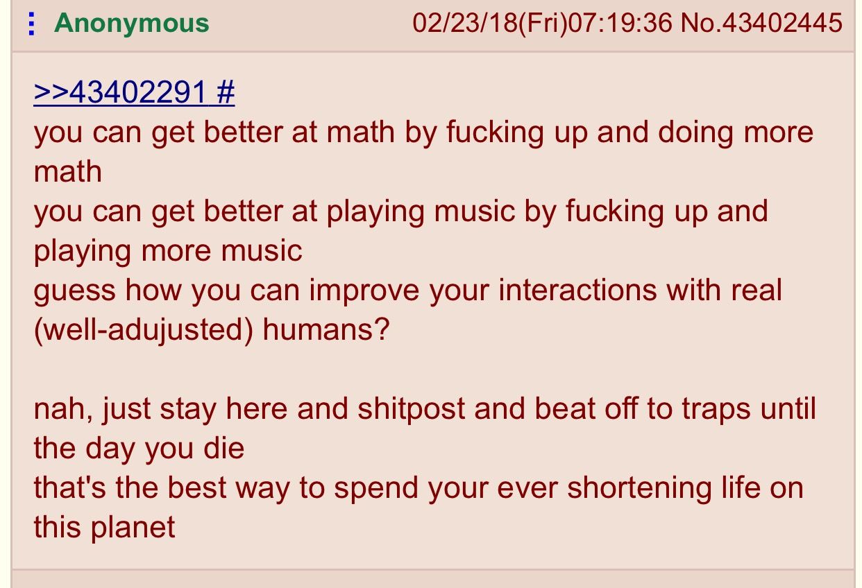 Anon makes us think