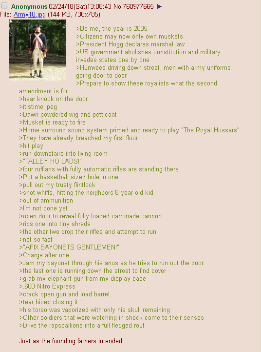 Anon Defends his Home