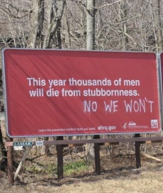 Stubborn Men Refuse Death