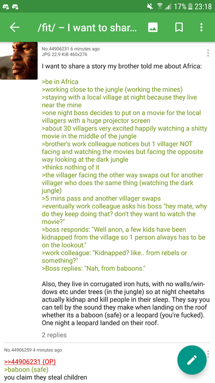 Nah mate, its the baboons