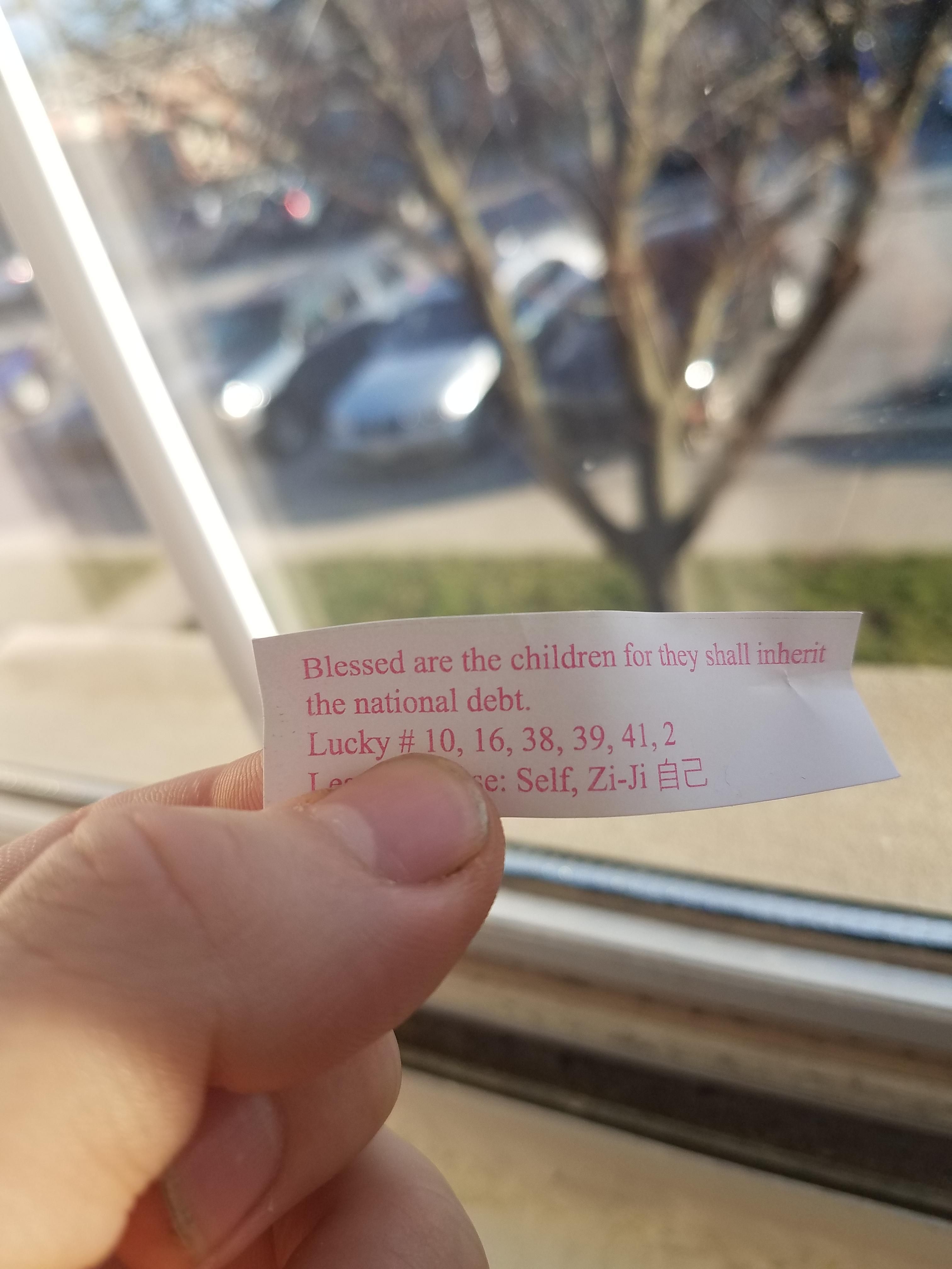 The Most ***ed Up Fortune Cookie I've Ever Seen
