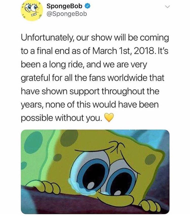 WHAT?! No more new meme content!