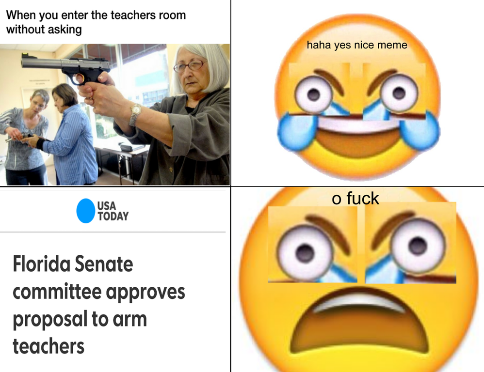 You're late Jerry. ****s gun