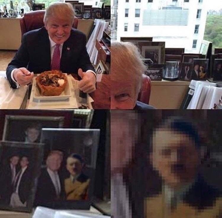 I knew there was something suspicious about his hair