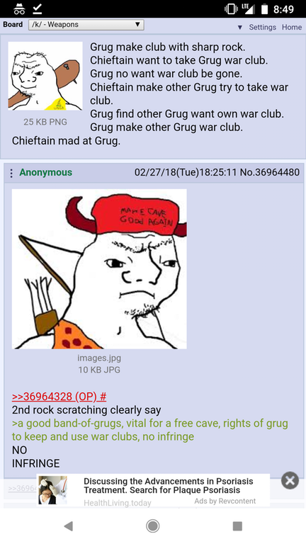 grub on war clubs