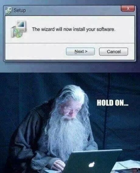 Give Gandalf a second