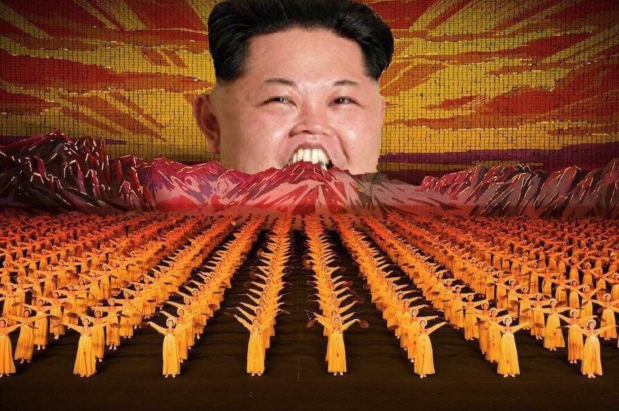 Just a pic of the sUn rising over North Korea