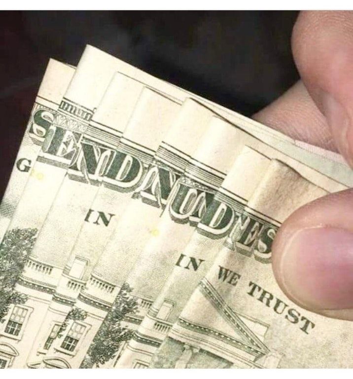 In god we trust, yeah sure