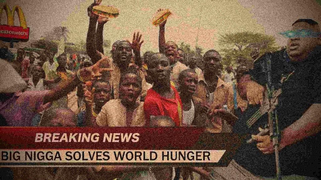 Just put a Mc Donalds in Africa. Problem solved
