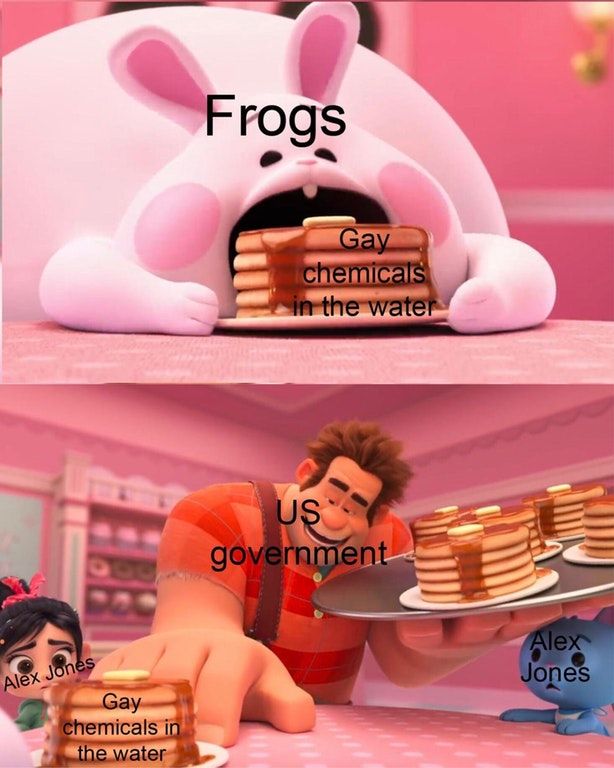 Alex Jones save the frogs pls